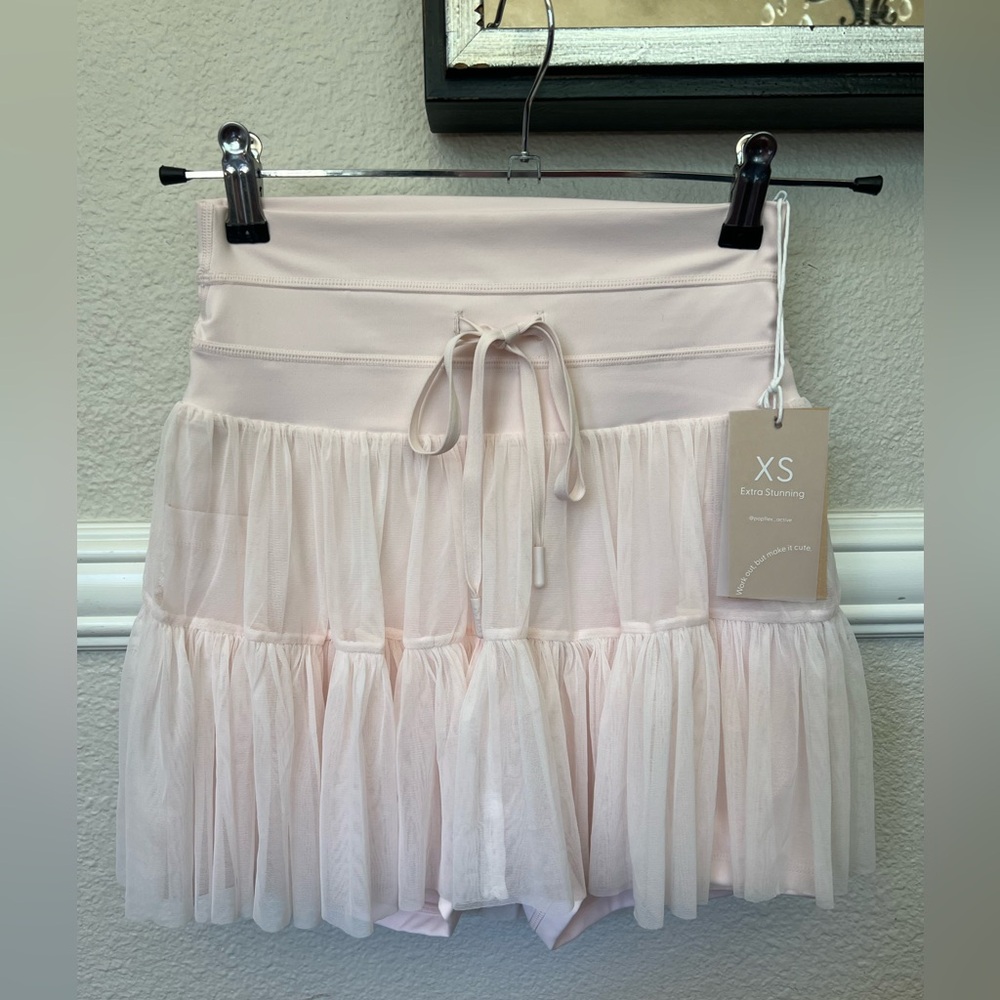 POPFLEX® Pirouette Skort - Light Pink - Picture 4 of 5